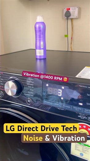 LG 12 Kg Front Load Washing Machine Direct Drive Technology Noise & Vibration at 1400 RPM Spin 🤯🫢