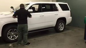 All patrol car builds for the Placer County Sheriff's Office are done at our headquarters in Auburn by our Fleet Services Unit. These builds start with patrol car graphics (which we create ourselves with a high tech printer) and include the installation of push-bumpers, mobile computer terminals, digital radio systems and in-car cameras. This allows for a high level of quality control, consistent layouts, and cost savings. A typical build is approximately four days. The vehicle here is a Chevrol