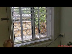 How to replace (remove and install new) 25mm aluminium venetian blind