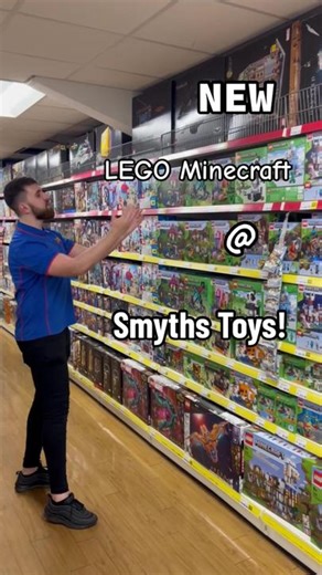 Grab your pick axe and get building! ⛏️ 🧱 NEW LEGO Minecraft sets are OUT NOW at Smyths Toys! 😎 #smythstoys #minecraft #lego #legotiktok #fyp #brandtok #legominecraft