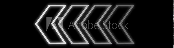 Chevron arrows moving left animation. Loading, previous, and back icon