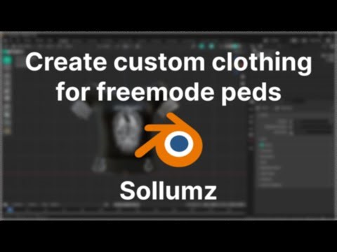 [Tutorial] Custom freemode clothing using Sollumz Blender 2025