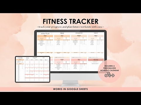 How To Plan And Track Your Workouts - Fitness Tracker Spreadsheet Walkthrough