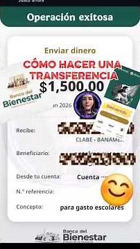 cómo hacer una transferencia del banco del bienestar rápido y fácil