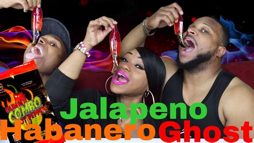 Spicy gummy pepper challenge heats things up