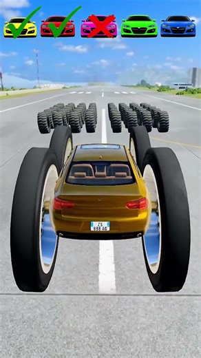 Which Car Stops First? 😳🔥 #Shorts