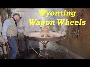 Farm Wagon Wheels from Wyoming Needs Repairs | Engels Coach Shop