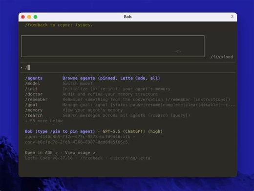 Agents are now very good at writing code. Agents are also composed of code (the harness). This means that agents can self-adapt through rewriting their harness - now supported in Letta Code through *mods*. Mods are very similar to extensions in @badlogicgames's Pi harness. You can use them both to have your agent make harness-level changes - both to customize agent behavior and the CLI itself. Why use mods instead of memory? Mods work at the harness-layer instead of the context layer. For exampl