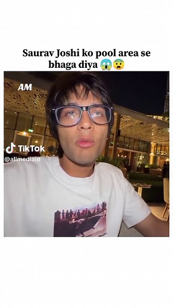 Sourav Joshi ko pool Area Se bhagabdiya Dubai man 😱❤️‍🩹 #fourpage #bigboss #tik_tok #viralvideos #trending