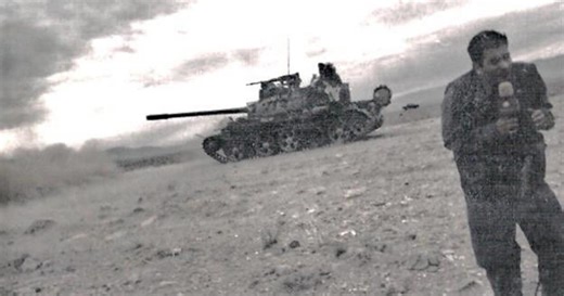 El día que Carlos Loret hizo un montaje en Afganistán