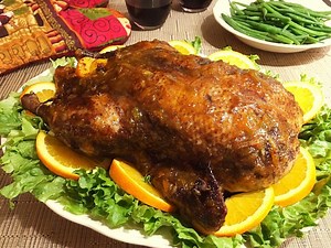 Roast Duck with Marmalade Glaze