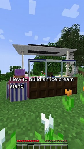 Minecraft Ice Cream Stand Building Ideas
