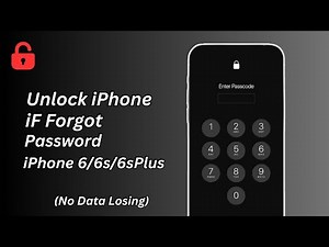 How To Unlock iPhone iF Forgot Password iPhone 6 iPhone 6s iPhone 6s Plus iPhone 6 Plus