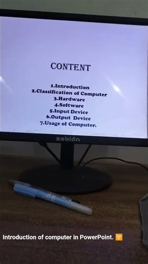 Introduction of Computer in PowerPoint.🛜🫠