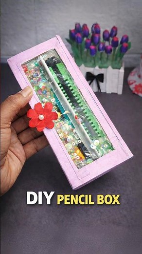 How To Make Pencil Box With Cardboard At Home #pencilbox #diy