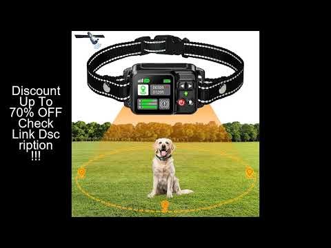 GPS Wireless Dog Fencing System - Electric dog fencing with GPS Electric Satellite Technology, Pet F