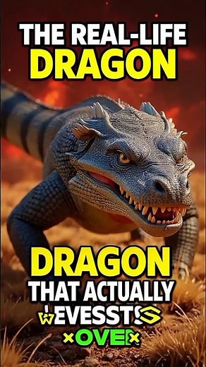 The Real-Life Dragon That Actually Exists 😱