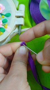 1.4M views · 4.1K reactions | Preparation for ribbon embroidery 殺瑱 #zahans #ribbon #handmade #DIY #foryou | Zahan's | Facebook