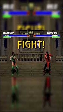 Mortal Kombat 3 Jade vs Ermac Mortal Kombat Legacy Kollection #short #mortalkombat #mk1 #umk3