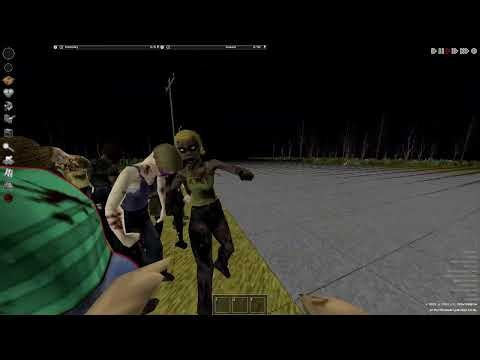 Project Zomboid in First Person 3D, Driving and Shooting.