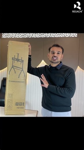 🔥 55–100 Inch TV Trolley Stand Unboxing & Installation | Ultimate Big TV Setup!