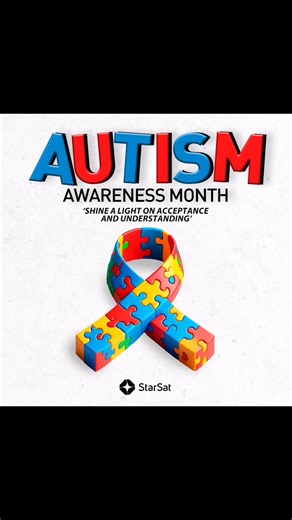 6.2K views · 31 reactions | April is Autism Awareness Month! Let's celebrate the unique strengths and talents of individuals on the autism spectrum. Together, we can promote understanding, acceptance, and inclusion. #AutismAwarenessMonth #AcceptanceIsKey  #autismsupport #wecare #support | StarSat SA | Facebook