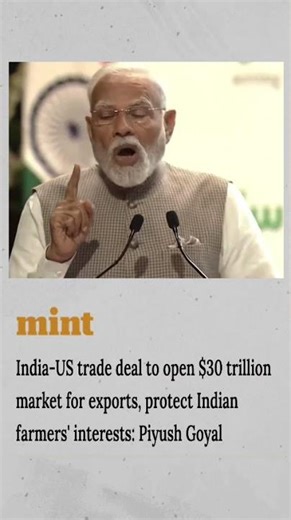 India–US Trade Deal Opens a $30 Trillion Opportunity