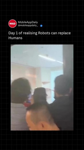 335K views · 323 reactions | Robots don’t need coffee, sleep, or therapy, just a software update✨ #ai #aitools #tech #aiupdate | Mobileappdaily | Facebook