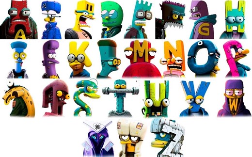 字母表Lore，但她她她她改变了字母（完整版A-Z）