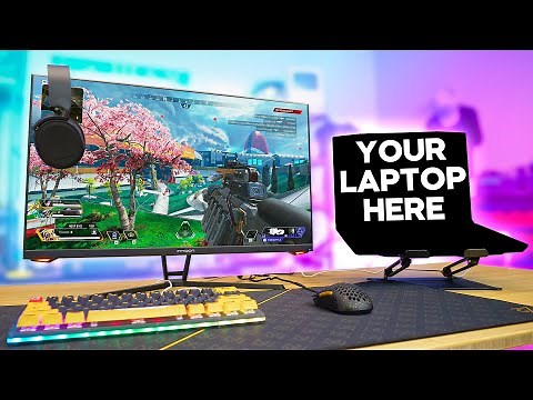 $400 Laptop Gaming Setup (Monitor, Keyboard, Mouse & More)