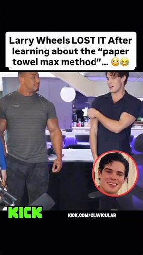 Larry Wheels LOST IT After learning about the "paper towel max method"... 😂 #larrywheels #shorts