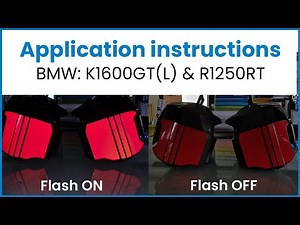 BMW K1600GT(L) & R1250RT Reflective Pannier Stickers Installation Video