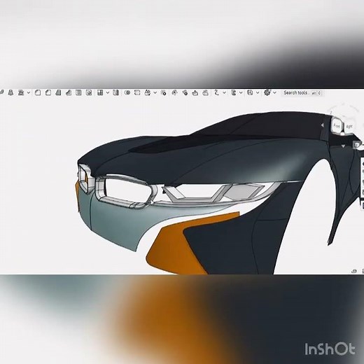 Surface Modeling bmw i8 Onshape