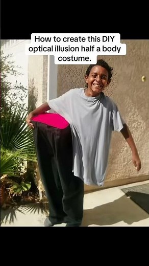 How to make half a body costume #howto #halloween #halloweencostume #costume #costumeideas