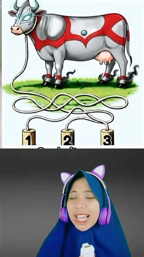 Sapi ini diikat di nomor berapa? #tebaktebakan #tebakgambar #shorts