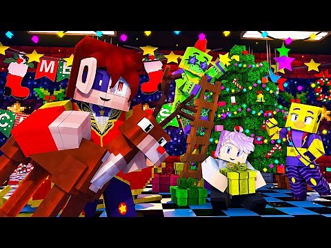 CHRISTMAS PIZZERIA! (Minecraft FNAF Security Breach Roleplay)