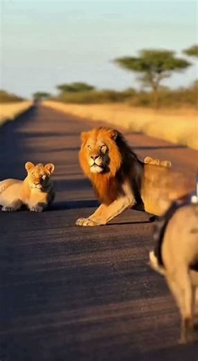 Warthog vs Lion Funny Moments #funnyanimals #wildlifecomedy #animalfails #savannamoments #wildlife