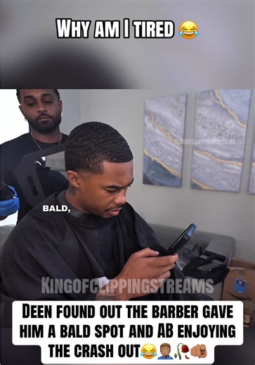 Deen finds out barber patch his hair @Adrien Broner @DeenThe.Great #deenthegreat #adrienbroner #fyp #irl