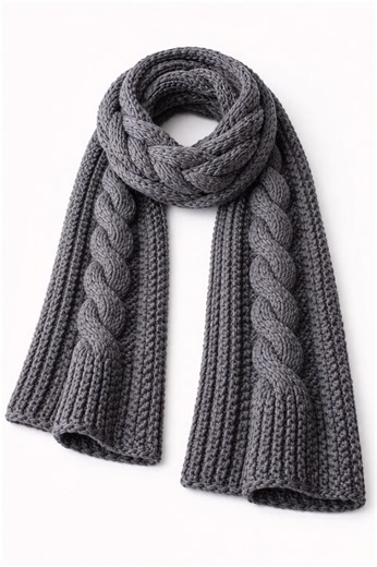 Braided Cable Scarf | Knitting Pattern English+german | Chunky Bulky Wool PDF Tutorial | Luxury Winter DIY Gift - Etsy UK