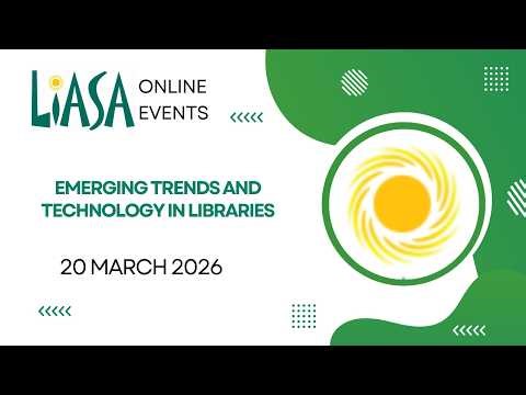 Emerging trends and technology in libraries - 20 March 2026