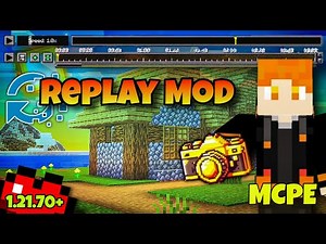 Make Cool Replays and Cinematic Videos | Best Replay Mod For Minecraft PE [1.21+]