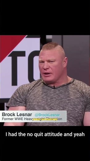 Brock Lesnar on drinking vodka