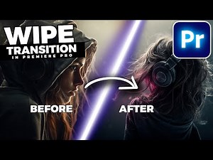 How To Add WIPE TRANSITIONS In Premiere Pro