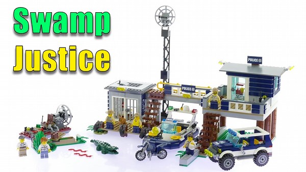 Swamp Justice in Action: LEGO City 60069 Swamp Police Station Speed Build Review