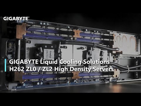 GIGABYTE Debuts Liquid Cooled High-density Servers