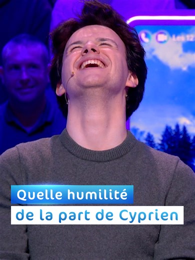 Quelle humilité de la part de Cyprien 🌟 Les #12CoupsdeMidi, c'est tous les jours dès 11h50 sur TF1 & TF1