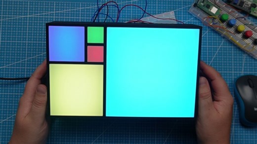 Fibonacci Clock Looks Like Beautiful Modern Art