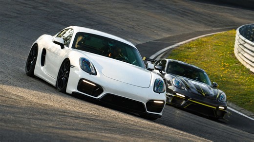Tuned Cayman GTS Challenges Factory Race Car In Nürburgring Track