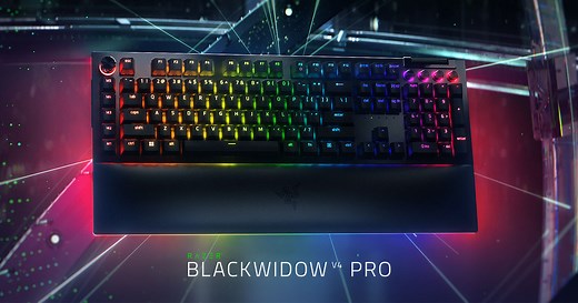 Clavier gaming mécanique - Razer BlackWidow V4 Pro avec éclairage RGB | Razer France