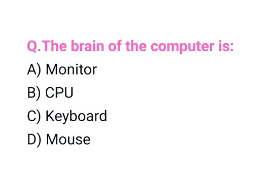 Computer brain Shortcuts #CPU | NECI Computer Institute